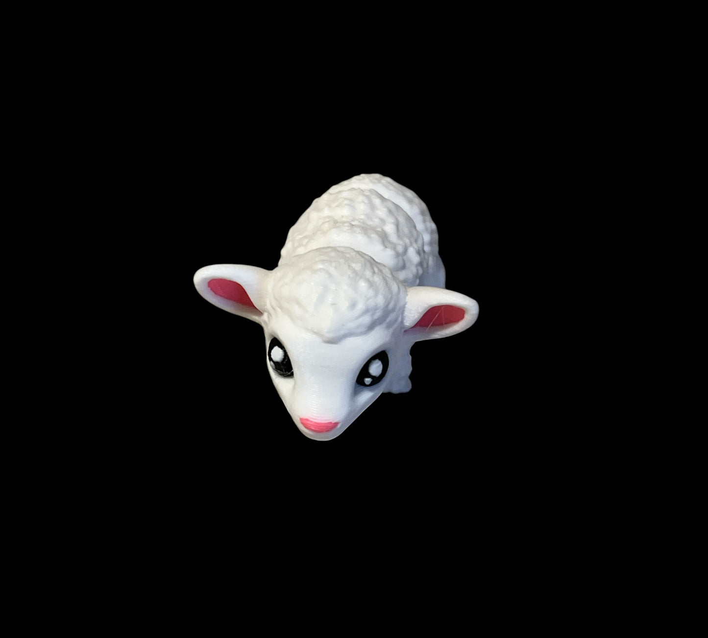Baby Lamb 3D Printed Articulated Fidget Toy – Flexible Sensory Stress Relief