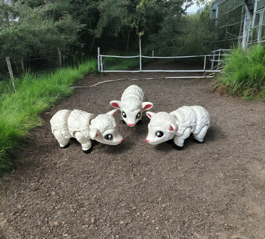 Baby Lamb 3D Printed Articulated Fidget Toy – Flexible Sensory Stress Relief