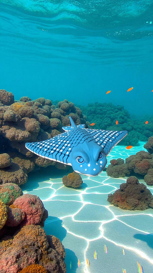 Articulated Mesh Body Manta Ray