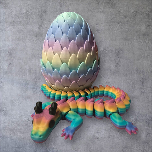 Articulated Dragon & Egg Combo (XLarge)